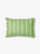 MINI WAVES MINT LINEN CUSHION - 60cm x 40cm from Bonnie and Neil