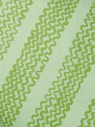 MINI WAVES MINT LINEN CUSHION - 60cm x 40cm from Bonnie and Neil