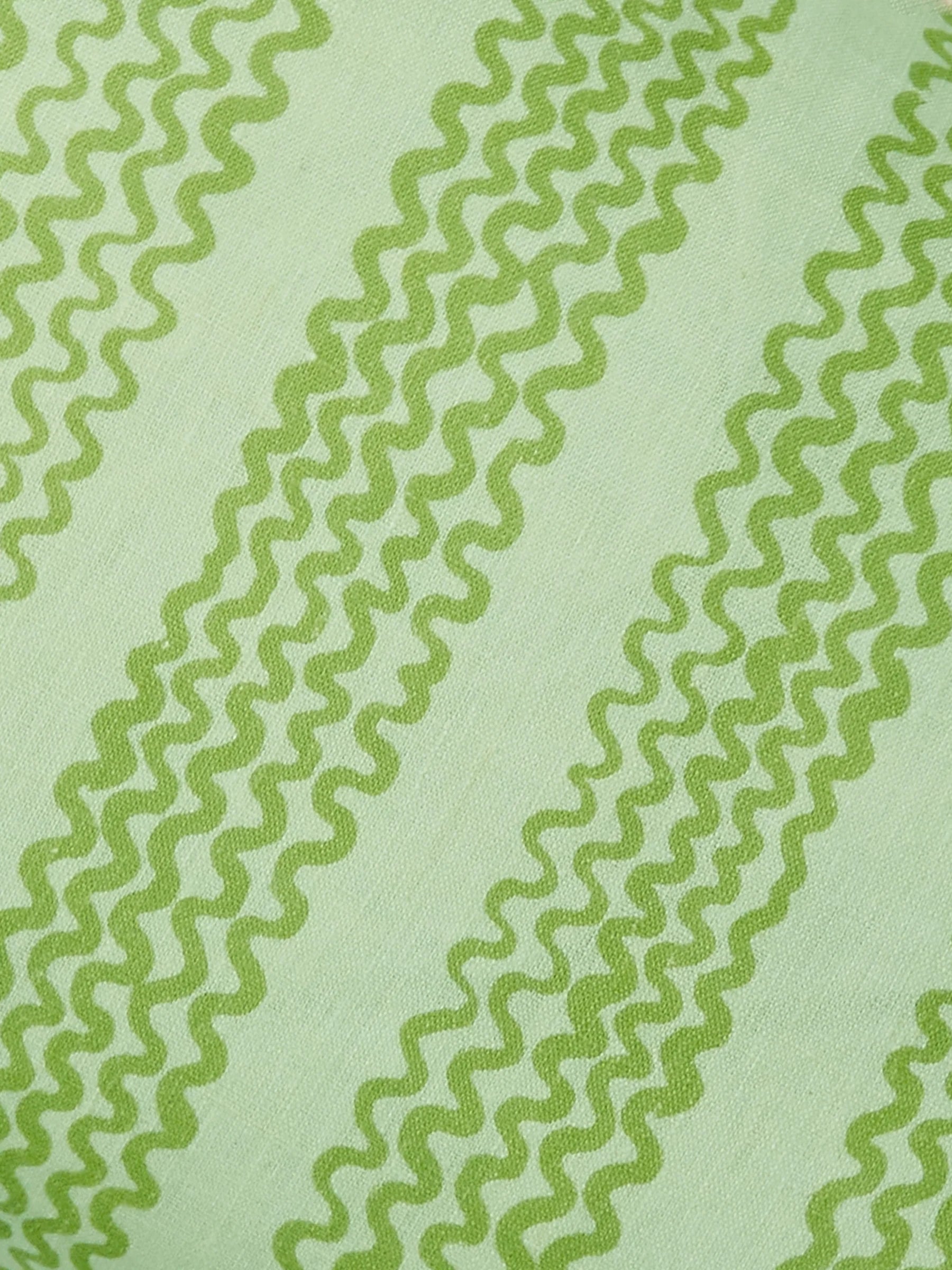 MINI WAVES MINT LINEN CUSHION - 60cm x 40cm from Bonnie and Neil