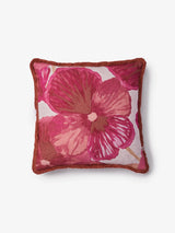WILD PANSY PINK LINEN CUSHION - 50cm from Bonnie and Neil