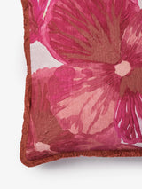 WILD PANSY PINK LINEN CUSHION - 50cm from Bonnie and Neil