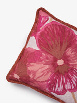 WILD PANSY PINK LINEN CUSHION - 50cm from Bonnie and Neil