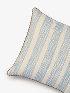 MINI WAVES SOFT BLUE LINEN CUSHION - 50cm from Bonnie and Neil