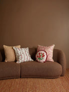 MINI VIOLA ROUND LINEN CUSHION - 45cm from Bonnie and Neil
