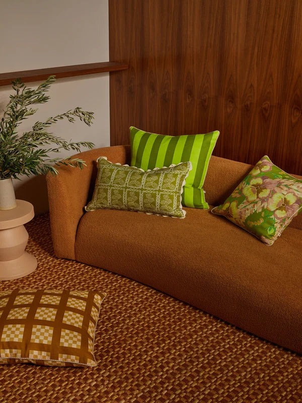 MOUNTAIN FLORAL CITRINE CUSHION in 50cm from Bonnie and Neil