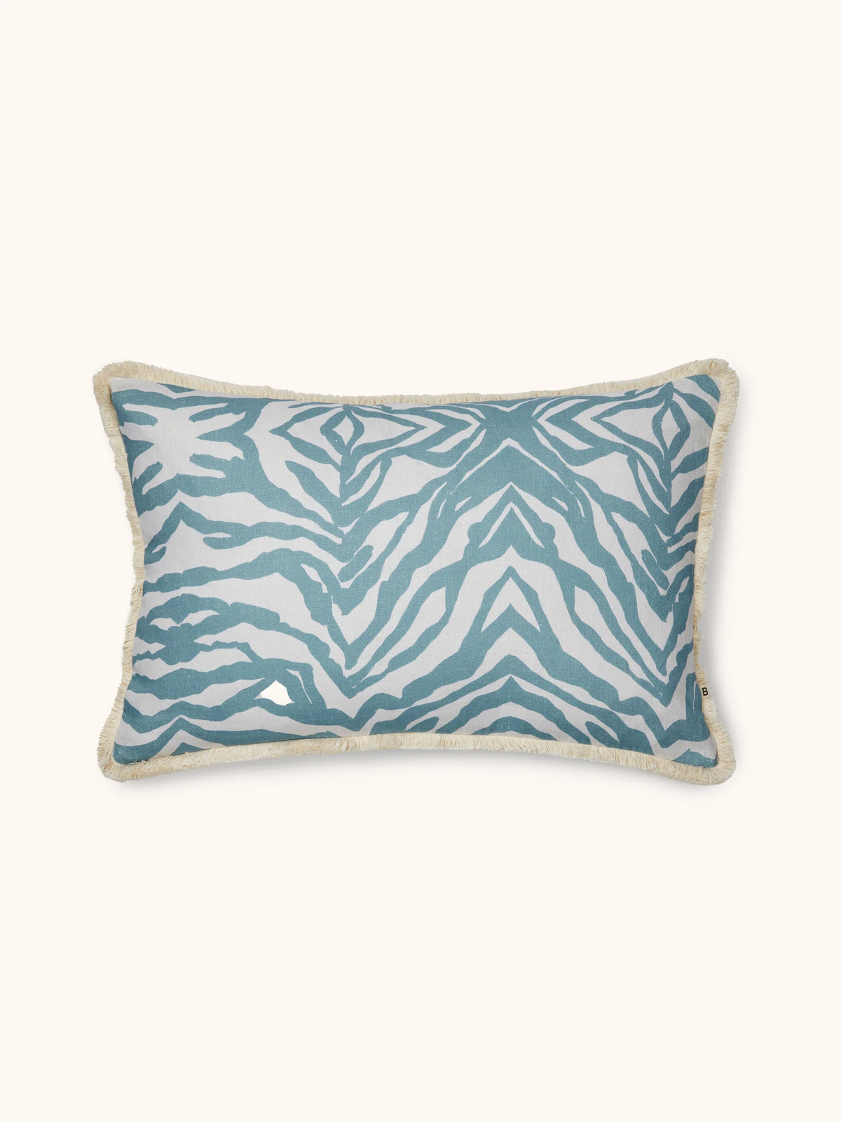 ZEBRA BLUE CUSHION in 60cmx40cm from Bonnie and Neil
