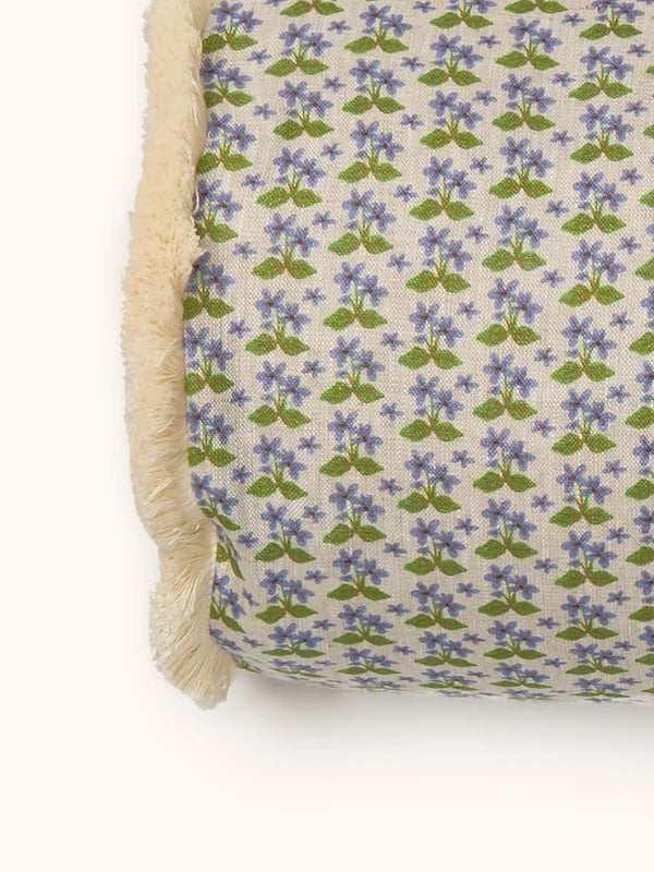 PETIT MADELINE BLUE BOLSTER CUSHION in 60x20xcm from Bonnie and Neil