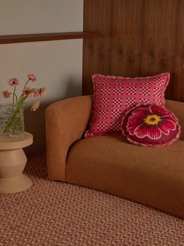 FLORIANA PINK ROUND CUSHION in 45cm from Bonnie and Neil