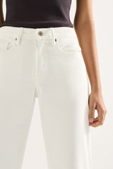 REN HIGH FLARE JEAN in Snow White from Outland Denim