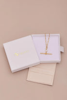 FOB NECKLACE in Gold by ToniMay
