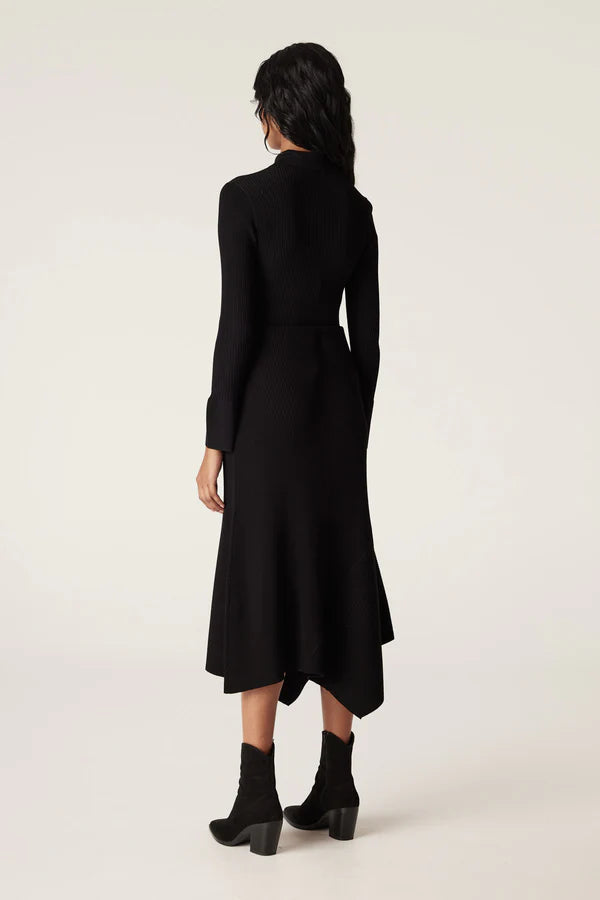 SYLVIE CREPE RIB SKIRT in Black from Cable Melbourne