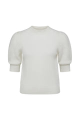 Cable Melbourne MOHAIR PUFF SLEEVE TEE in Mil