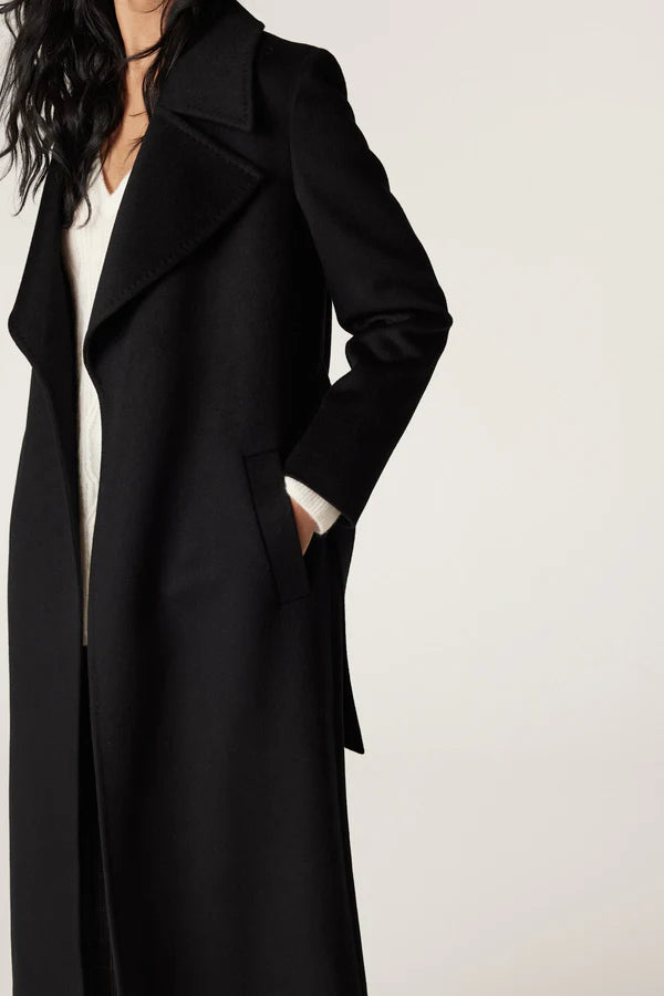 EVANS WOOL COAT in Black from Cable Melbourne