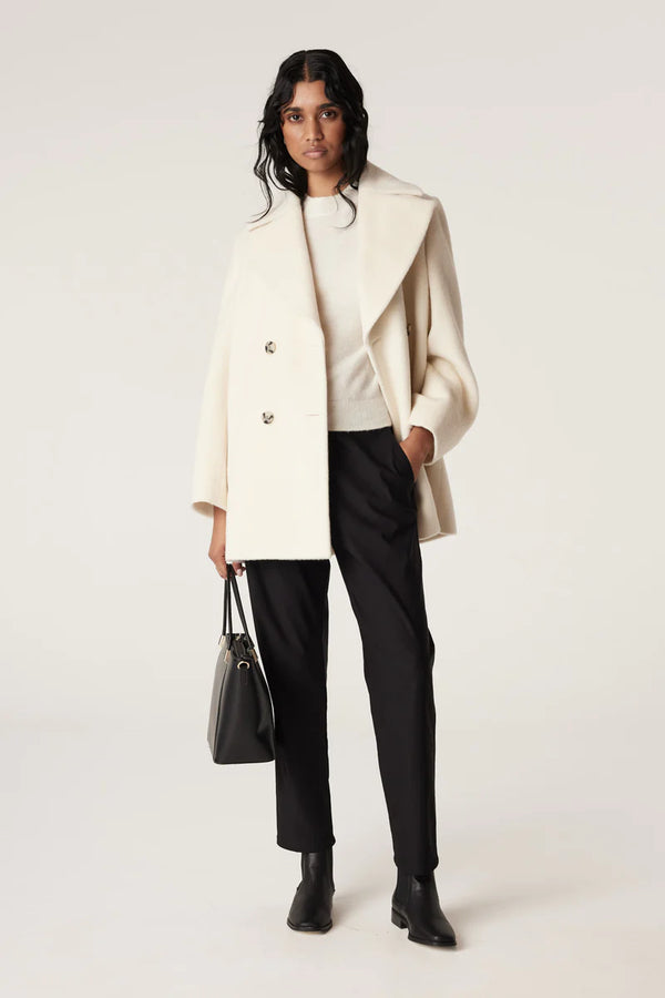 Cable Melbourne VICUNA COAT in Winter White