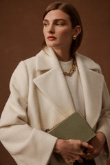 Cable Melbourne VICUNA COAT in Winter White