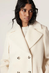 Cable Melbourne VICUNA COAT in Winter White