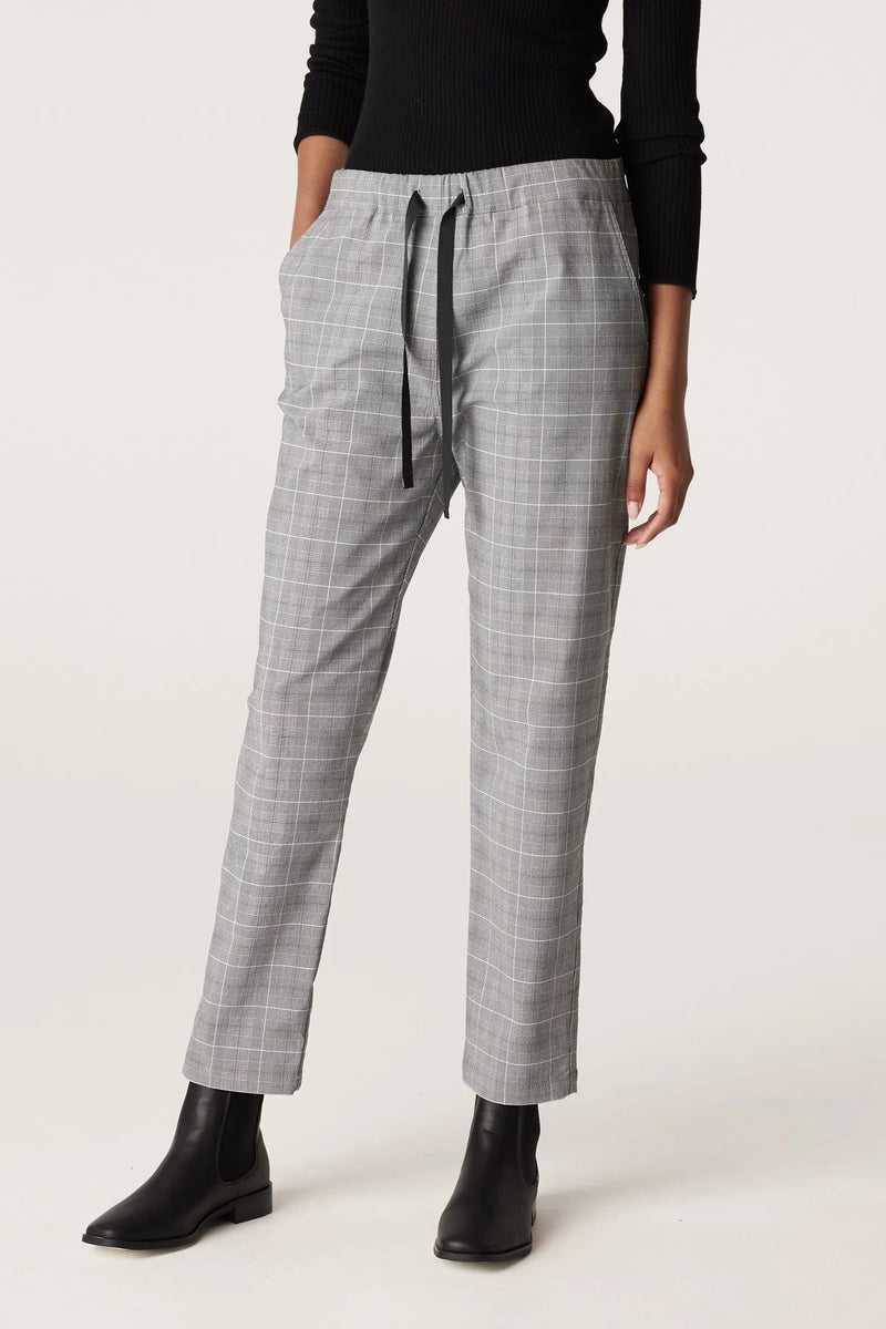 ZOE CHECK JOGGER | Blue Check