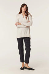 SARA MERINO JUMPER in Antique White from Cable Melbourn