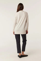 SARA MERINO JUMPER in Antique White from Cable Melbourn