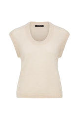 BRUSHED PURE CASHMERE TOP in Fawn from Cable Melbourne