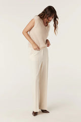 BRUSHED PURE CASHMERE TOP in Fawn from Cable Melbourne
