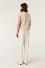 BRUSHED PURE CASHMERE TOP in Fawn from Cable Melbourne