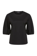 PIMA LANTERN SLEEVE TOP in Black from Cable Melbourne