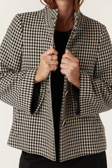 AIMEE JACKET in Mini Check from Cable Melbourne