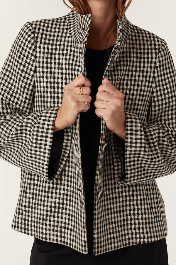 AIMEE JACKET in Mini Check from Cable Melbourne