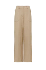 EVIE WIDE LEG PANT in Light Camel from Cable Melbourne