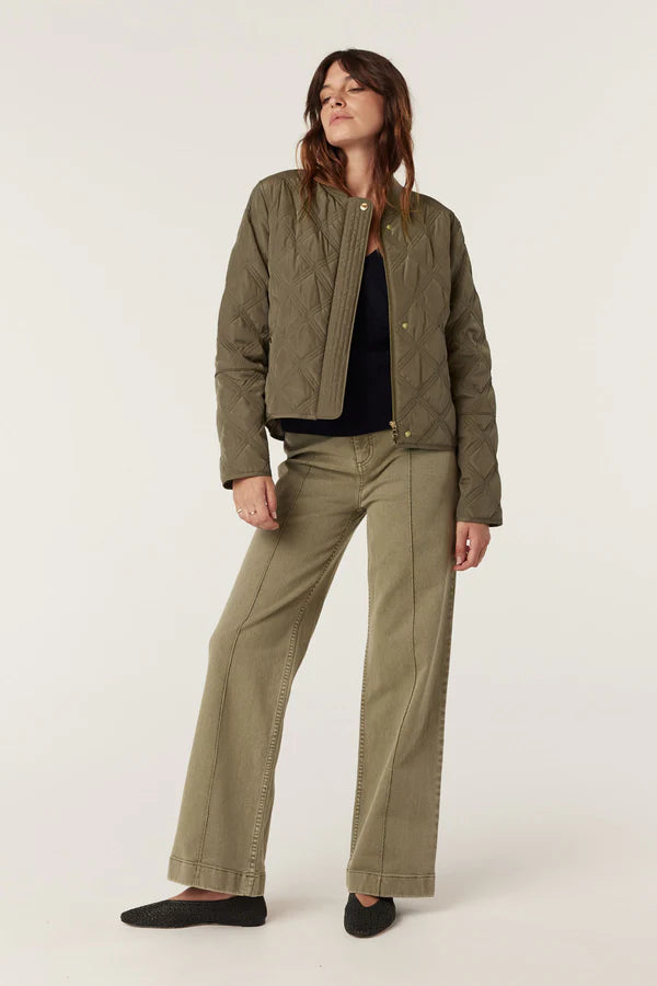 MARTINA PUFFER JACKET in Khaki from Cable Melbourne