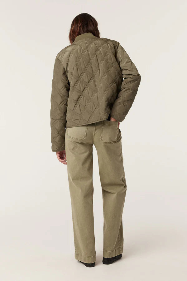 MARTINA PUFFER JACKET in Khaki from Cable Melbourne