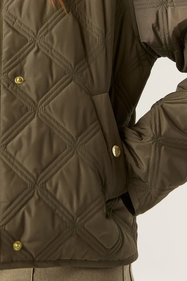 MARTINA PUFFER JACKET | Khaki