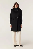 ELTON WOOL COAT in Black from Cable Melbourne