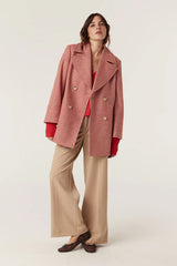BRENAN COAT in Red Twill from Cable Melbourne