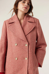 BRENAN COAT in Red Twill from Cable Melbourne