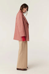 BRENAN COAT in Red Twill from Cable Melbourne