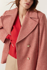 BRENAN COAT in Red Twill from Cable Melbourne