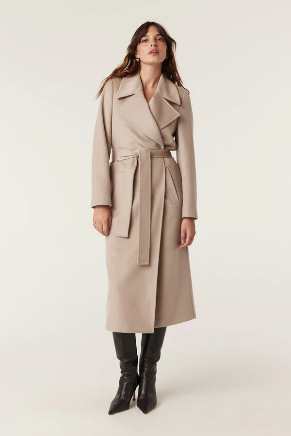 EVANS WOOL COAT in Pebble from Cable Melbourne