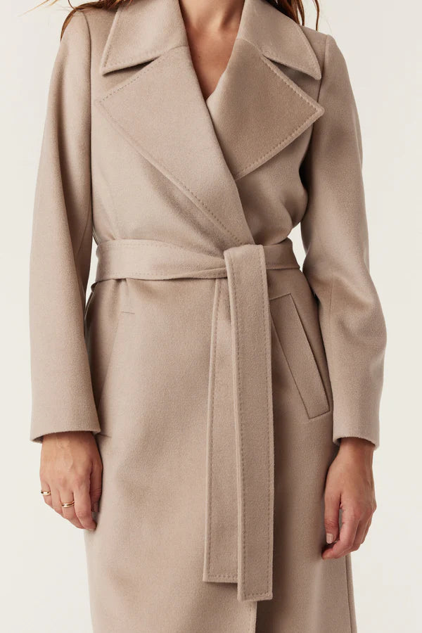 EVANS WOOL COAT in Pebble from Cable Melbourne