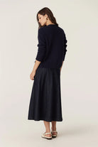 CASHWOOL V CARDIGAN in Navy from Cable Melbourne