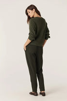 AUDREY MERINO JUMPER in Forest from Cable Melbourne