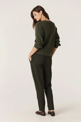 AUDREY MERINO JUMPER in Forest from Cable Melbourne
