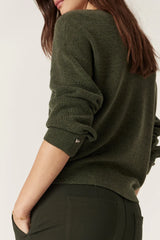 AUDREY MERINO JUMPER in Forest from Cable Melbourne