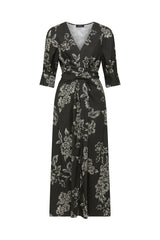 HOLLY DRESS in Linear Flower from Cable Melbourne