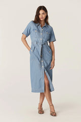 PEARCE DRESS in Blue from Cable Melbourne