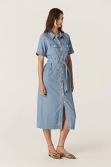 PEARCE DRESS in Blue from Cable Melbourne