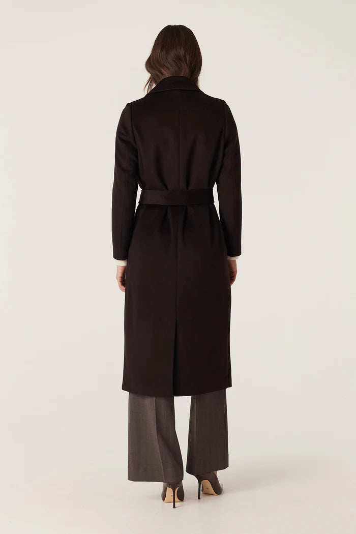 EVANS WOOL COAT in Espresso from Cable Melbourne