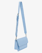 CAYMAN POCKET GLOSSY STRUCTURE BAG in Antique Blue by HVISK