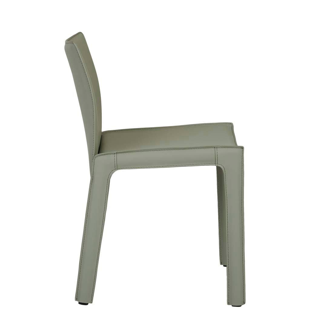 CARLO DINING CHAIR in Moss PU by GlobeWest at Darling & Domain